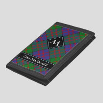 Clan MacDonald Tartan Trifold Wallet