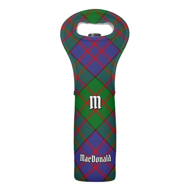 Clan MacDonald Tartan Wine Bag (Front)