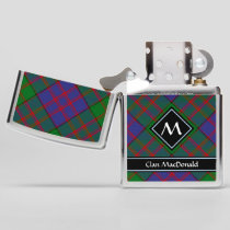 Clan MacDonald Tartan Zippo Lighter