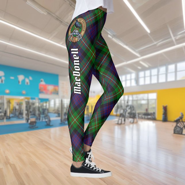 Clan MacDonell of Glengarry Crest over Tartan Leggings (Creator Uploaded)