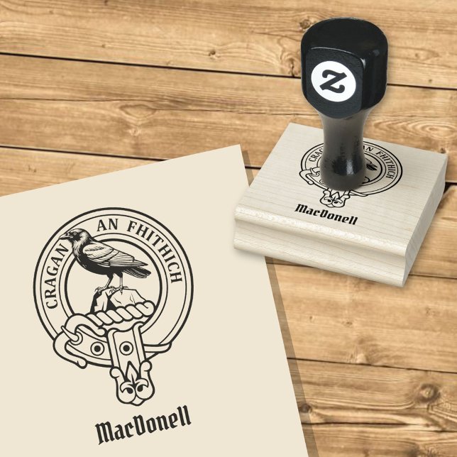 Clan MacDonell of Glengarry Crest Rubber Stamp (Creator Uploaded)