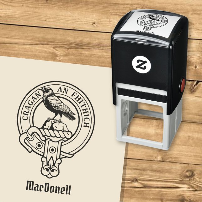 Clan MacDonell of Glengarry Crest Self-inking Stamp (Creator Uploaded)