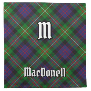 Clan MacDonell of Glengarry Tartan Cloth Napkin