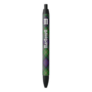 Clan MacDonell of Glengarry Tartan Pen