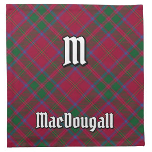 Clan MacDougall Tartan Cloth Napkin