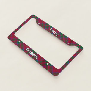 Clan MacDougall Tartan License Plate Frame