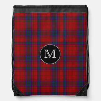 Clan MacDougall Tartan Plaid Monogram Backpack
