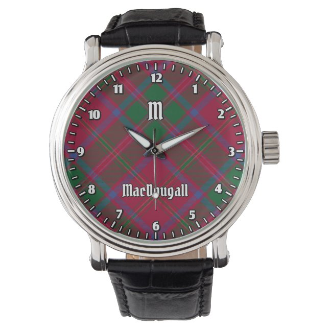 Clan MacDougall Tartan Watch (Front)