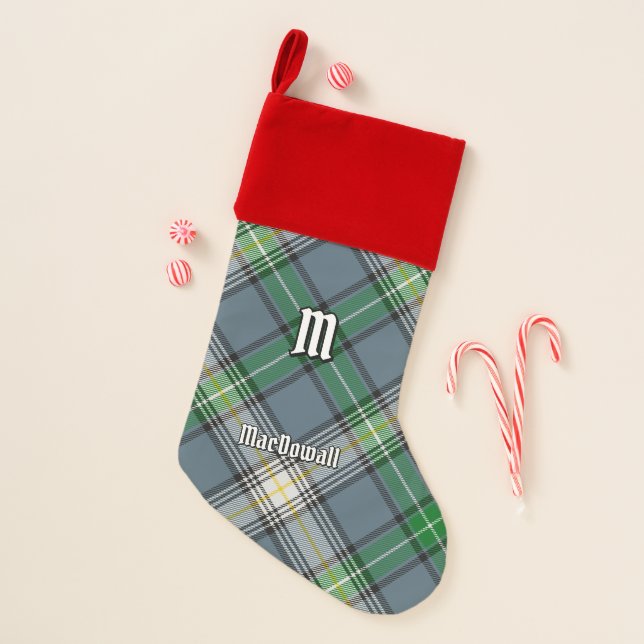 Clan MacDowall Tartan Christmas Stocking (Front)