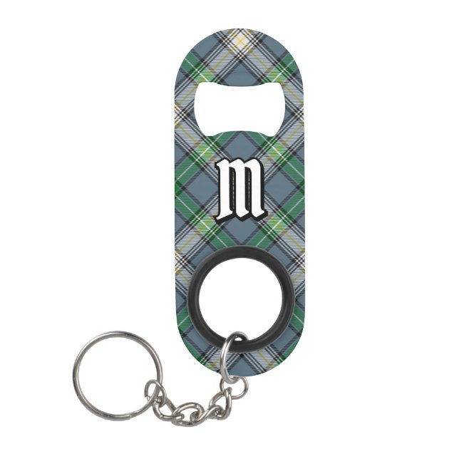 Clan MacDowall Tartan Keychain Bottle Opener (Front)