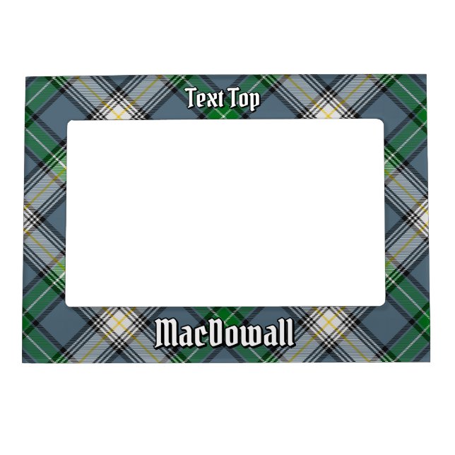 Clan MacDowall Tartan Magnetic Frame (Front)