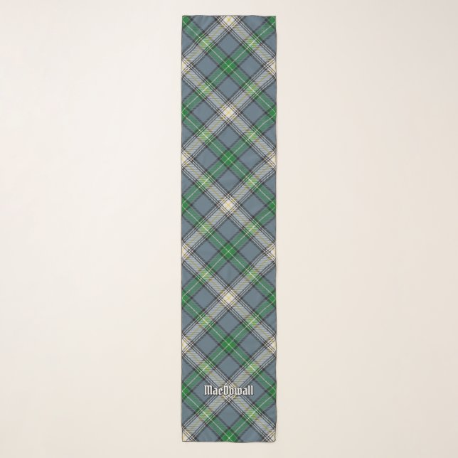 Clan MacDowall Tartan Scarf (Front)