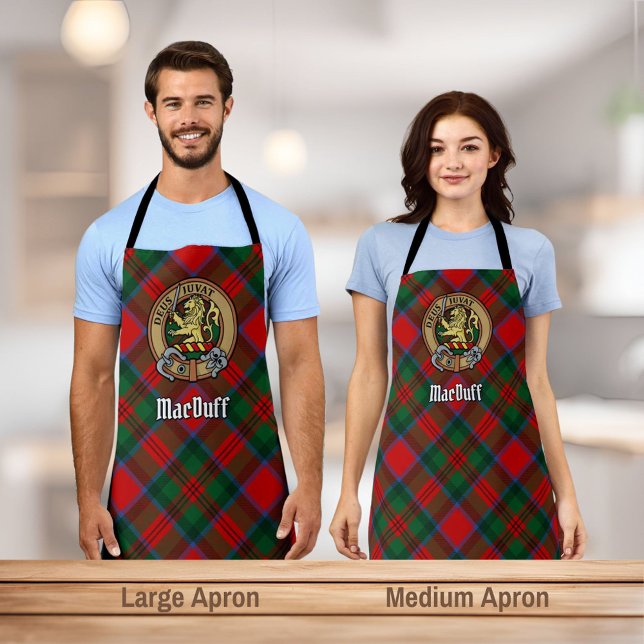 Clan MacDuff Crest over Tartan Apron (Creator Uploaded)