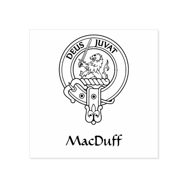 Clan MacDuff [Edit] Crest Rubber Stamp (Imprint)