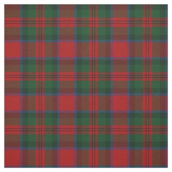 Clan Macduff Scottish Tartan Plaid Fabric by OldScottishMountain at Zazzle