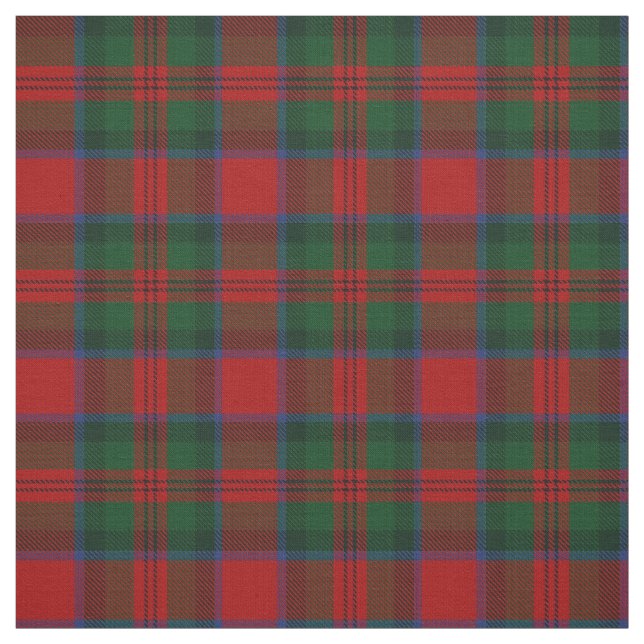 Clan MacDuff Scottish Tartan Plaid Fabric (Swatch)