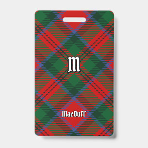 Clan MacDuff Tartan Badge