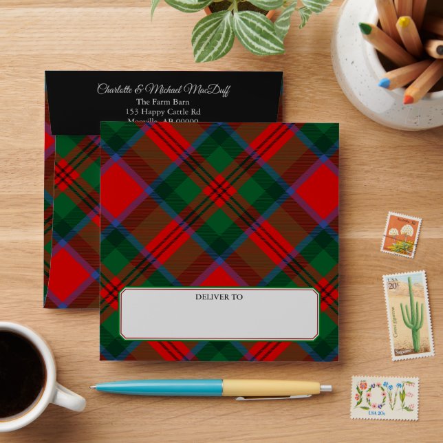 Clan MacDuff Tartan Envelope (Desk)