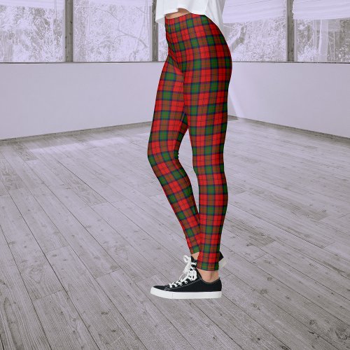 Clan MacDuff Tartan Plaid   Leggings