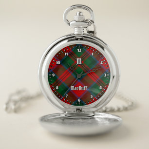 Clan MacDuff Tartan Pocket Watch
