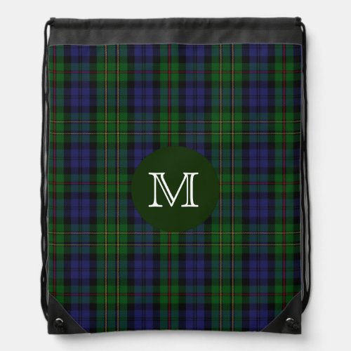 Clan MacEwen Tartan Plaid Monogram Backpack