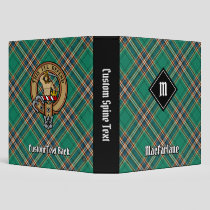 Clan MacFarlane Ancient Hunting Tartan 3 Ring Binder