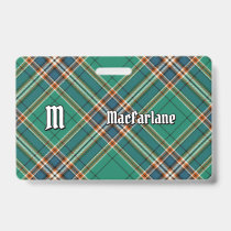 Clan MacFarlane Ancient Hunting Tartan Badge