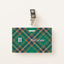 Clan MacFarlane Ancient Hunting Tartan Badge