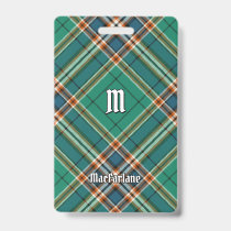 Clan MacFarlane Ancient Hunting Tartan Badge