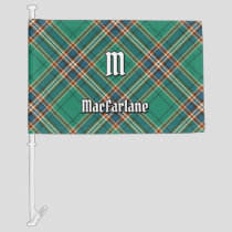 Clan MacFarlane Ancient Hunting Tartan Car Flag