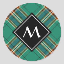 Clan MacFarlane Ancient Hunting Tartan Classic Round Sticker