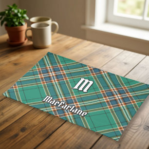Clan MacFarlane Ancient Hunting Tartan Cloth Placemat