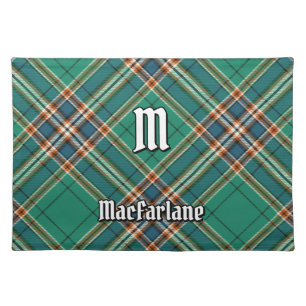 Clan MacFarlane Ancient Hunting Tartan Cloth Placemat