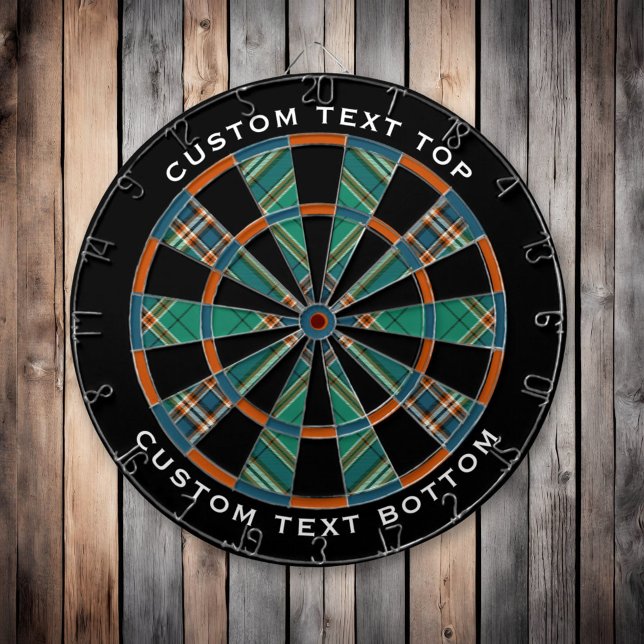 Clan MacFarlane Ancient Hunting Tartan Dart Board (Creator Uploaded)