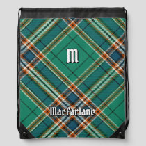 Clan MacFarlane Ancient Hunting Tartan Drawstring Bag