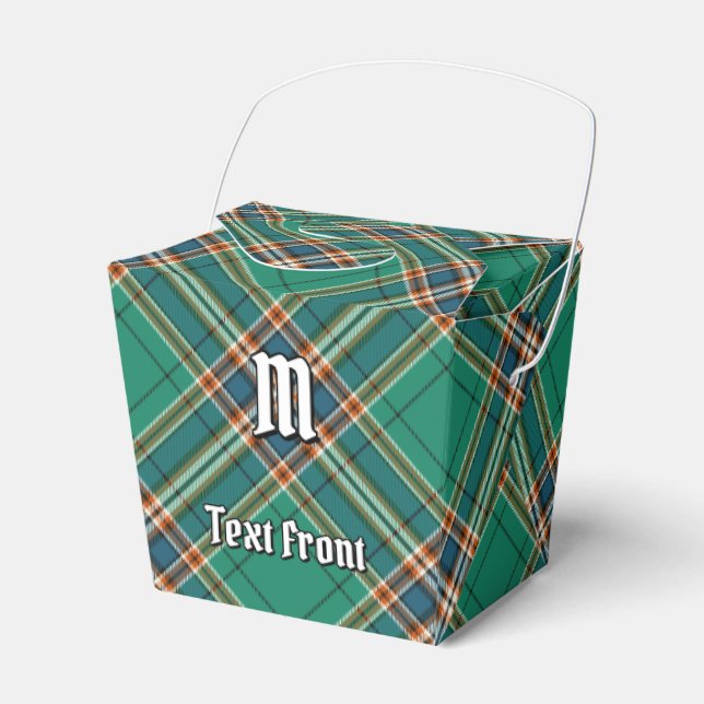 Clan MacFarlane Ancient Hunting Tartan Favor Boxes (Front Side)