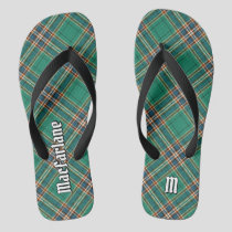 Clan MacFarlane Ancient Hunting Tartan Flip Flops