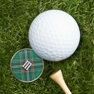 Clan MacFarlane Ancient Hunting Tartan Golf Ball Marker