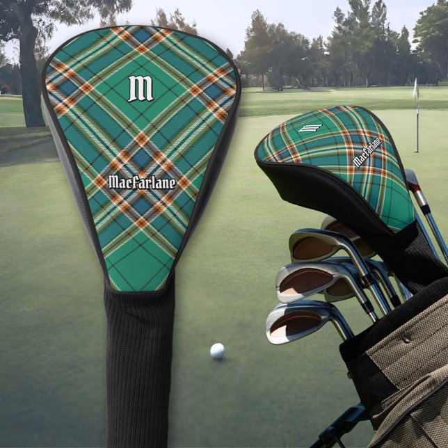 Clan MacFarlane Ancient Hunting Tartan Golf Head Cover (Creator Uploaded)