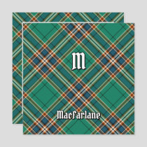 Clan MacFarlane Ancient Hunting Tartan Invitation