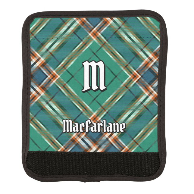 Clan MacFarlane Ancient Hunting Tartan Luggage Handle Wrap (Front)