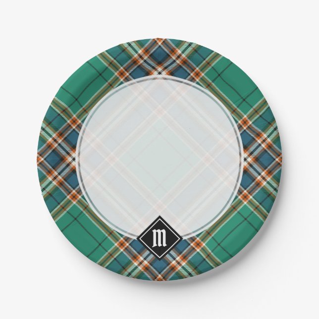 Clan MacFarlane Ancient Hunting Tartan Paper Plates (Front)