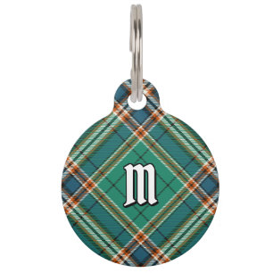 Clan MacFarlane Ancient Hunting Tartan Pet ID Tag