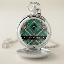 Clan MacFarlane Ancient Hunting Tartan Pocket Watch