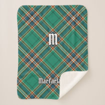 Clan MacFarlane Ancient Hunting Tartan Sherpa Blanket