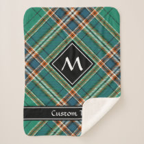 Clan MacFarlane Ancient Hunting Tartan Sherpa Blanket