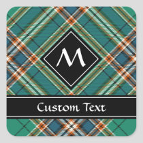 Clan MacFarlane Ancient Hunting Tartan Square Sticker