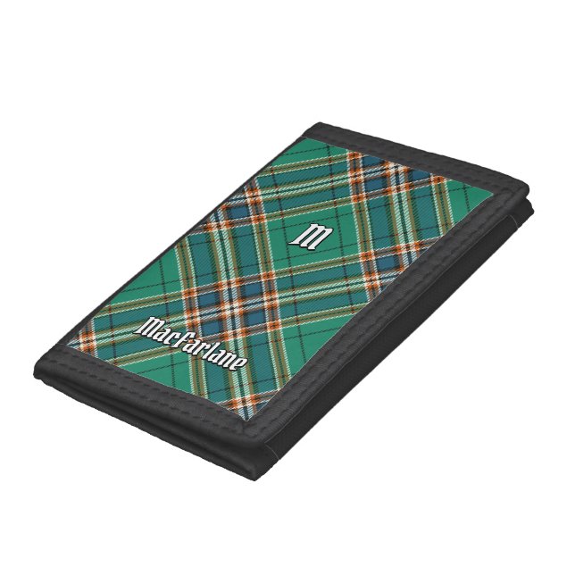 Clan MacFarlane Ancient Hunting Tartan Trifold Wallet (Bottom)