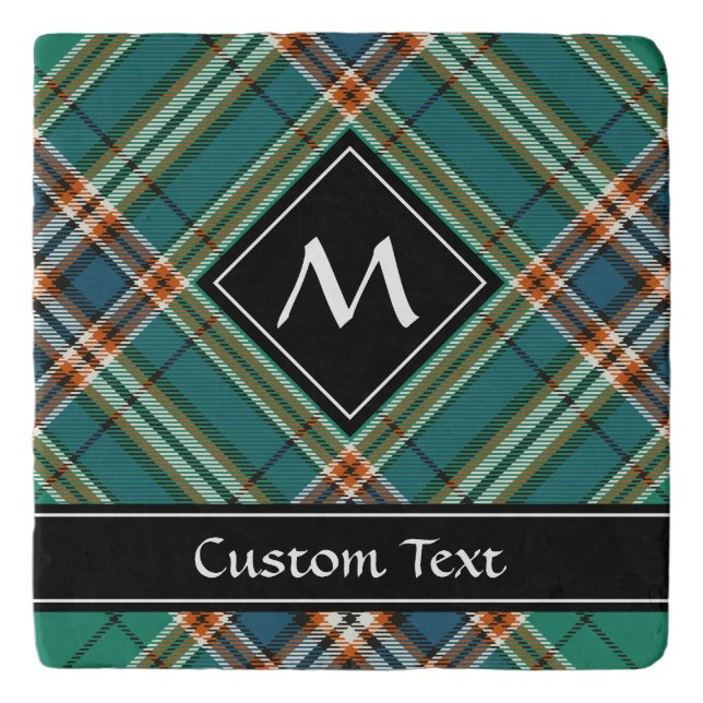 Clan MacFarlane Ancient Hunting Tartan Trivet (Front)