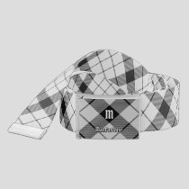 Clan MacFarlane Black and White Tartan Belt